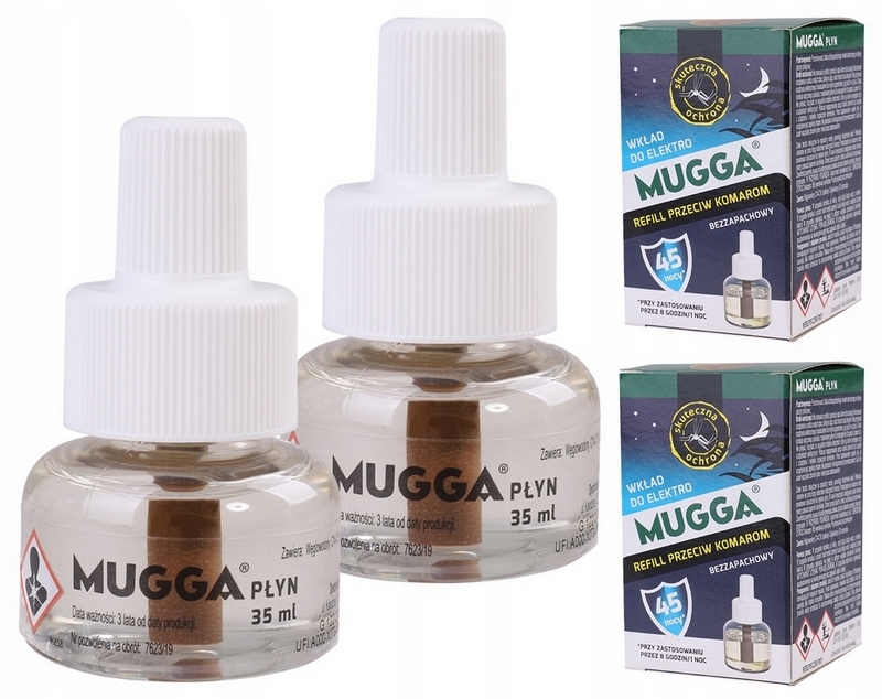 Tekutina proti komárom a muchám Mugga 70 ml